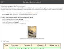 Tablet Screenshot of lampquill.com